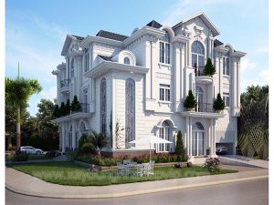 Một số mẫu biệt thự kiểu pháp đẹp hiện đại