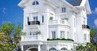 Một số mẫu biệt thự kiểu pháp đẹp hiện đại