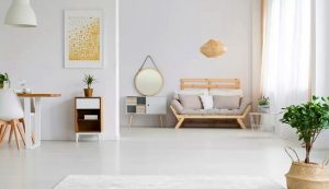 cách trang trí tường cũ cho phòng khách