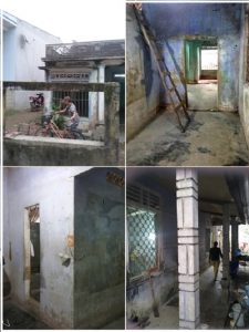 Hiện trang nhà ống 1 tầng sửa nhà thành nhà ống 2 tầng